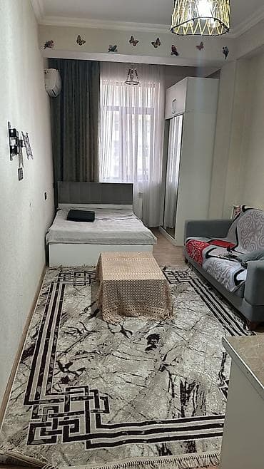 quba ev alqi: Kirayə verilən studiya tipli mənzil – mətbəx və otaq bir yerdə.ev — 7