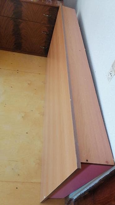 Mebel masa, ayaqlari yoxdur. - Material: laminat örtüklü MDF/DSK -