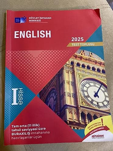 Velosiped ehtiyyat hissələri: İngilis dili Testlər 11-ci sinif, DİM, 1-ci hissə — 1