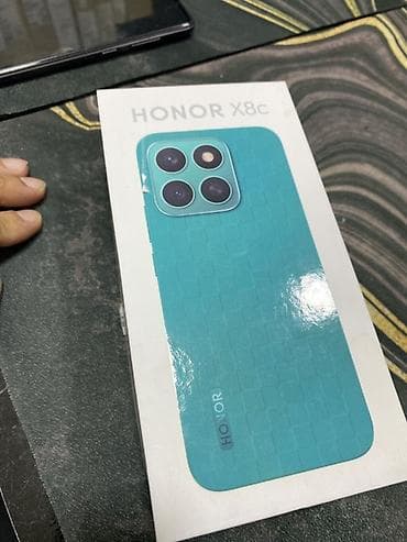 m tech computers: Honor 8, 128 GB, rəng - Mavi, Face ID — 5