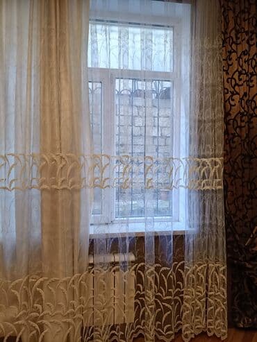 Освещение: Qonaq otağı/yataq otağı üçün pərdə dəsti Ölçüləri tül - 9×3m. qolları — 5