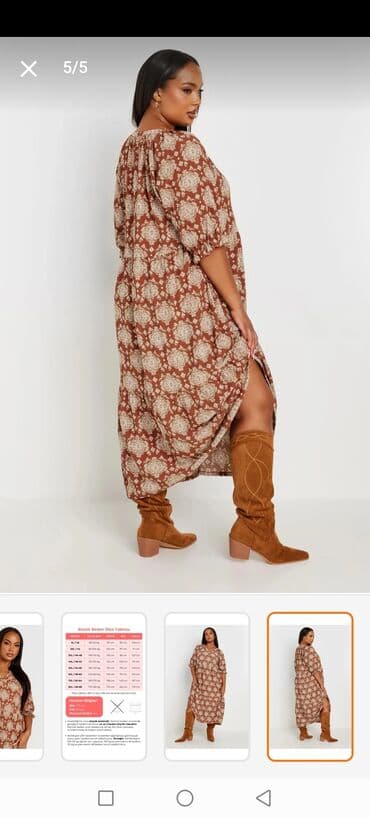 узбекское платье со штанами: Trendyoldan sifaris olunub boyukdur — 4