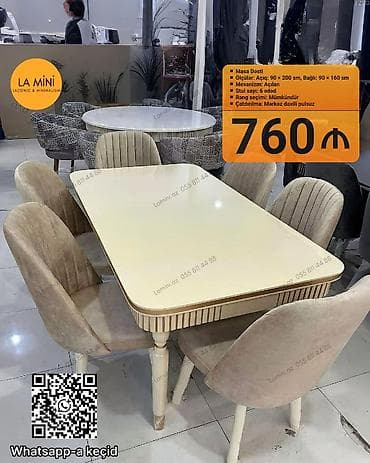 mini tortlar: Açılan, 6 stul — 1