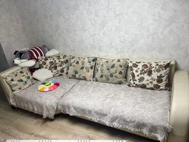 купить кресло раскладное бу: Угловой диван, Б/у, Раскладной, Без подьемного механизма, Нет доставки — 1