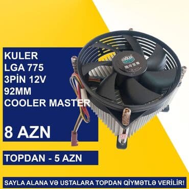 cpu kuller: Kulerlər/Fanlar/Breketlər SAYLA ALANA VƏ USTALARA TOPDAN QİYMƏTLƏ — 16