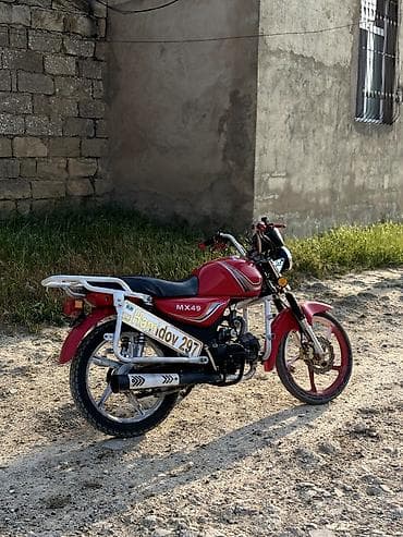 Qırmızı rəngli MX49 motosiklet - Model: MX49 (karbon örtüklü dekor at lalafo.az Qırmızı rəngli MX49 motosiklet - Model: MX49 (karbon örtüklü dekor