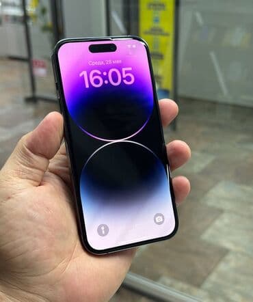 işlemiş telefonlar: IPhone 14 Pro, 256 GB, Deep Purple, Zəmanət, Simsiz şarj, Face ID — 4