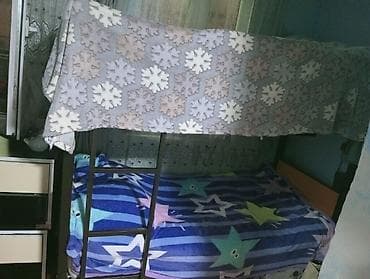 matrasi: Oğlan və qız üçün, Çarpayı, Matras ilə, Siyirməsiz, Dəmir — 1
