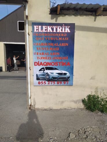 мастер по ремонту кондиционеров: Avto-elektrik xidməti Təklif olunan işlər: - Kondisionerə qaz — 1