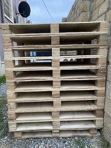 Kontrplakdan hazırlanmış paletlər - Material: çoxqatlı kontrplak