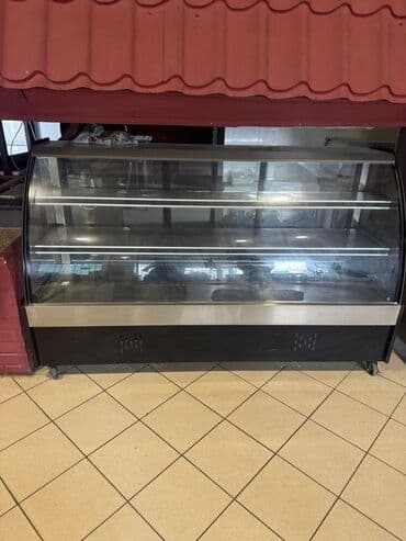tap az dondurma soyuducu: Şüşəli soyuducu vitrin - Ön və yuxarıdan görünüş üçün geniş, qabarıq — 1