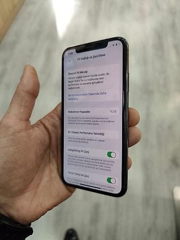 təcili telefon: IPhone X, 256 GB, Black Titanium, Zəmanət, Simsiz şarj, Face ID — 3