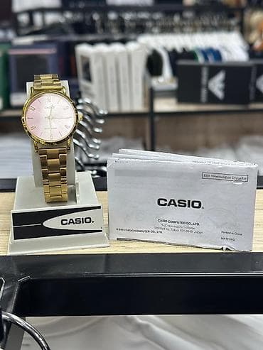 slimstone saat: Qol saatı, Casio, rəng - Qızılı — 4