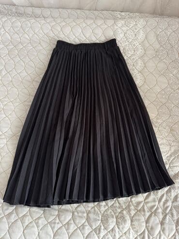 krep qadın ətəkləri: Midi Ətək, S — 1