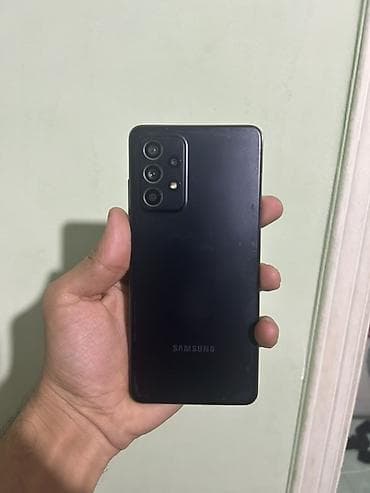 a 6 plus: Samsung Galaxy A52, 128 GB, rəng - Qara, Zəmanət, Sensor, Barmaq izi — 1