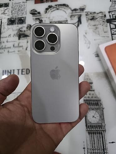 iphone 6s ekranı: IPhone 15 Pro, 128 GB, Gümüşü, Face ID — 1