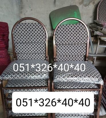 stol və stul dəstləri: Yeni, Sadə stul, Metal, Azərbaycan — 25