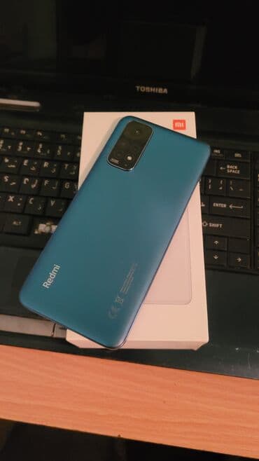 Xiaomi Redmi note 11 heç bir problemi yoxdur. - Rəng: mavi - Arxa