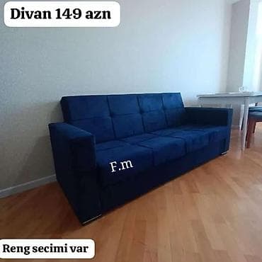 ofis divan: Divan – 149 AZN - Açılır, bazalı model: rahat şəkildə yataq formasına — 1