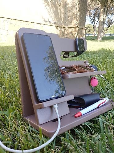 Masaüstü təşkilatçı/stant - Telefon üçün şaquli dayaq və kabel üçün — 5