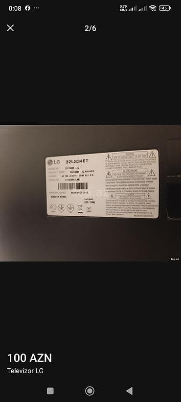 lcd: LG televizor - Brend: LG - Ekran: LCD/LED tipli düz panel, geniş — 5