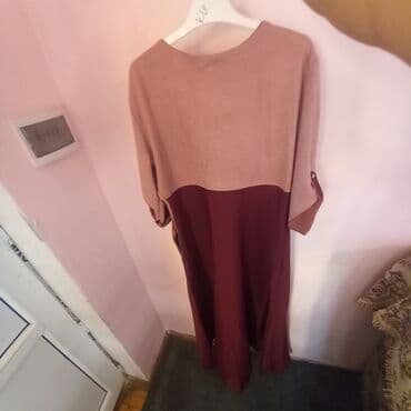 детские платья с длинным рукавом: Повседневное платье, Макси, 2XS — 4