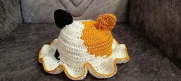 Dəstlər: Xəttli toxunma uşaq panaması – pişik temalı - Model: əl ilə toxunmuş — 4