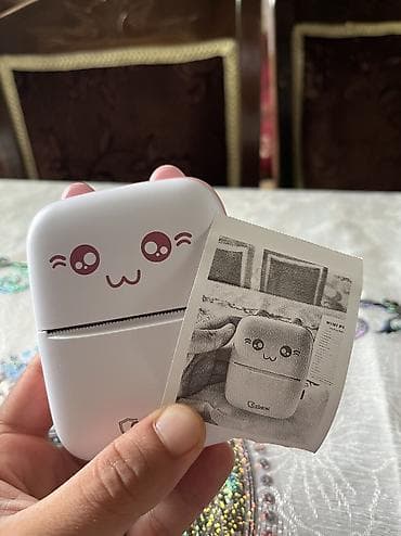 yeni modem: C9 Portativ Mini Termal Printer Simsiz BT 200Dpi Foto Etiket və s — 1