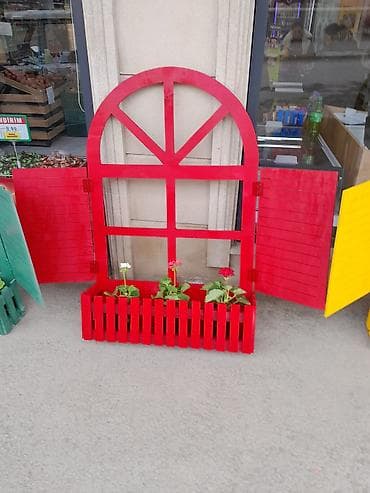 Şəkillər, tablolar: Dekorativ taxta “pəncərə” kompozisiyası – qapalı və açıq məkanlar üçün — 9