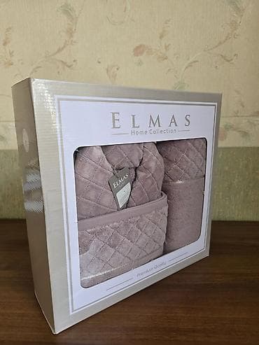 art tekstil: Hamam üçün Yeni rəng - Çəhrayı Pambıq Dəsmal — 3