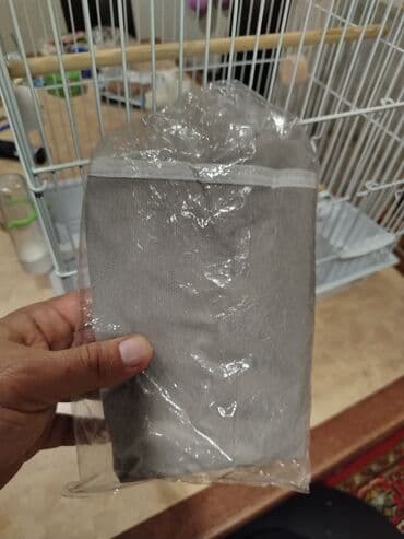 qəfəsi: Quş qəfəsi – geniş və funksional model - Rəng: ağ metal karkas, ağ — 2