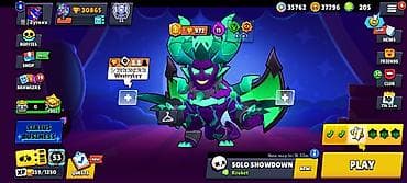 Brawl Stars oyun hesabı Xüsusiyyətlər: - Kupa: 30,865 (ən yüksək