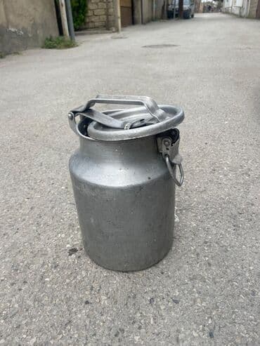 молочный гриб купить: Alüminium süd bidonu - Material: qalın alüminium - Həcmi: təxminən — 4