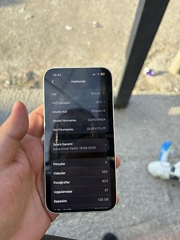 irşad 13: IPhone 13, 128 GB, Ağ, Face ID — 6