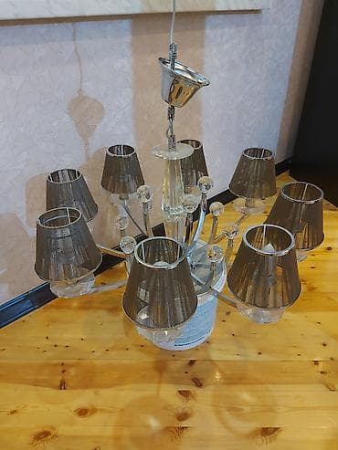 Бра, настенные светильники: Люстра, 8 ламп — 2