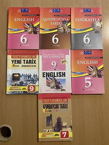 Testlər: TDK “Test Tapşırıqları” seriyasından dərs vəsaitləri 
Whtsp var — 2