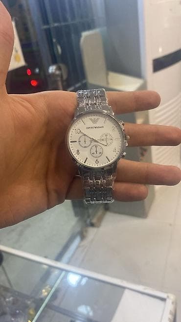 Qol saatı, Emporio Armani, rəng - Gümüşü