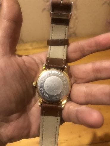 poljot: İşlənmiş, Qol saatı, rəng - Qəhvəyi — 1