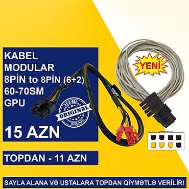 casper notebook: Kabellər "8PİN MALE to 8PİN MALE Original” SAYLA ALANA VƏ USTALARA — 5