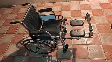 Mexaniki əlil arabası - Güclü xromlaşdırılmış metal karkas - Yumşaq — 5