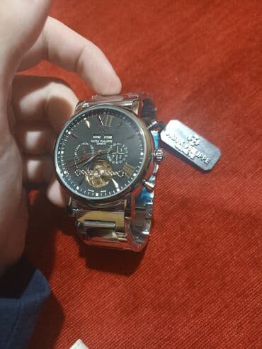 el fecr saat: Yeni, Qol saatı, Patek Phillipe, rəng - Gümüşü — 6