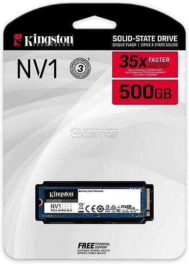 dvd disklər: SSD disk Kingston, 512 GB, M.2 — 2