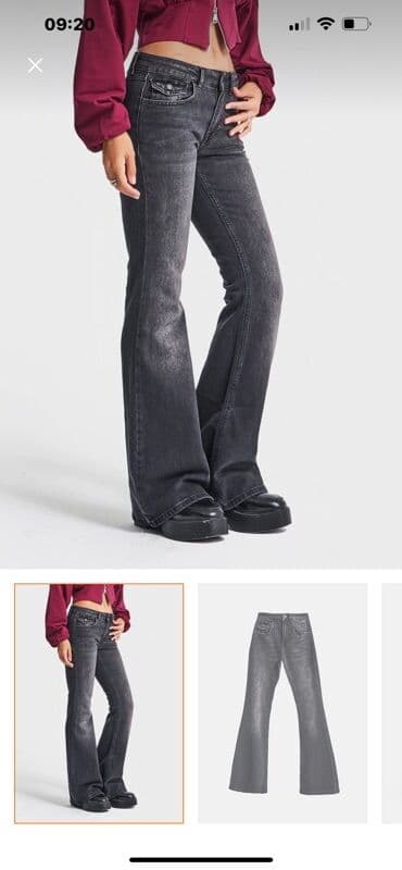 qabardindən qadın şalvarları: 69 azne trendyoldan sifaris olunub olcu 36 yazilib 34 olcuye uygun — 1