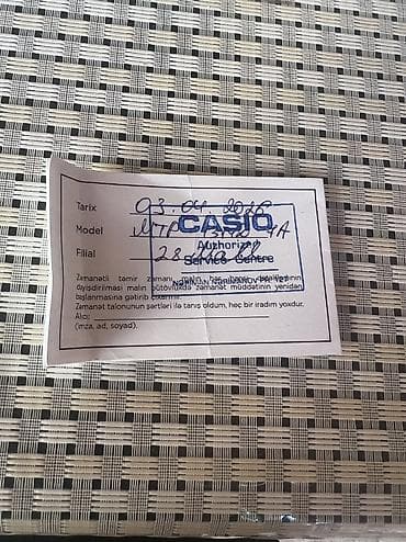 plaş kişi: Yeni, Qol saatı, Casio, rəng - Gümüşü — 6