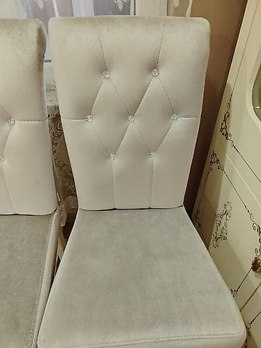 Qonaq otağı üçün, İşlənmiş, Qatlanmayan, rəng - Bej Stul