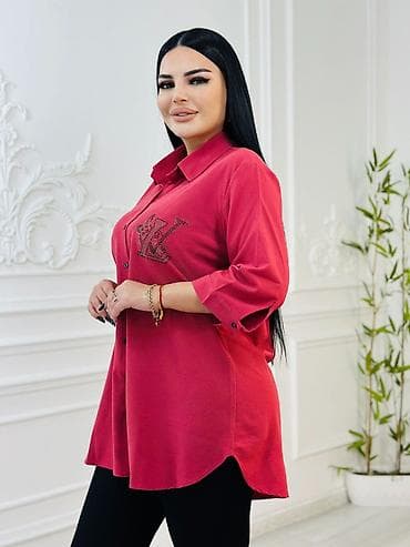 Şəxsi əşyalar: Qadınlar üçün uzun kəsimli kofta-köynək 54 ölçüyə kimi qiyməti - — 4