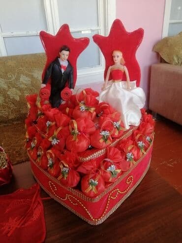 Salam aleykum xina xonçasi satilir üstünde duvagi ve əlcəkleri birde