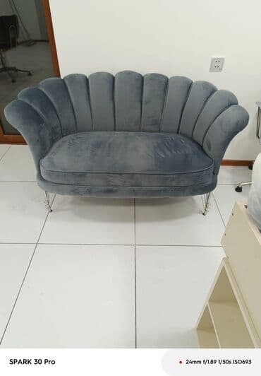 Dolablar: Mini-divan, Açılmayan, Bazasız, Vеlur parça, Çatdırılma yoxdur — 1