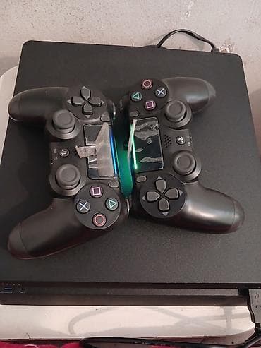 ps4 slim disk: Sony PlayStation 4 Slim oyun konsolu - Model: PS4 Slim (çevik, səssiz — 4