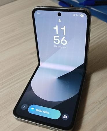 ps4 usb: Samsung Z Flip, 256 GB, rəng - Gümüşü, Barmaq izi — 5